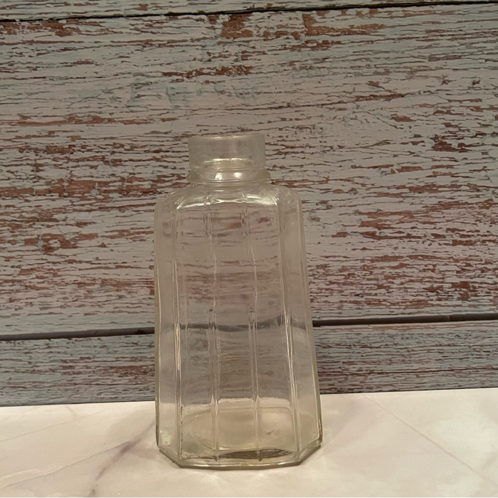 Antique bottle clear